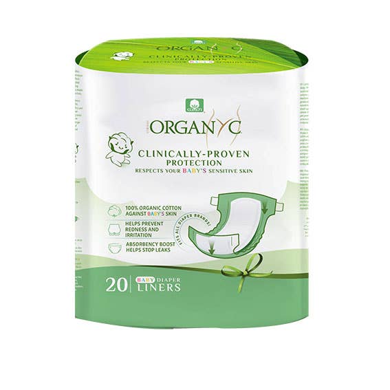 Organyc 100% Organic Cotton Nappy (diaper) Liners