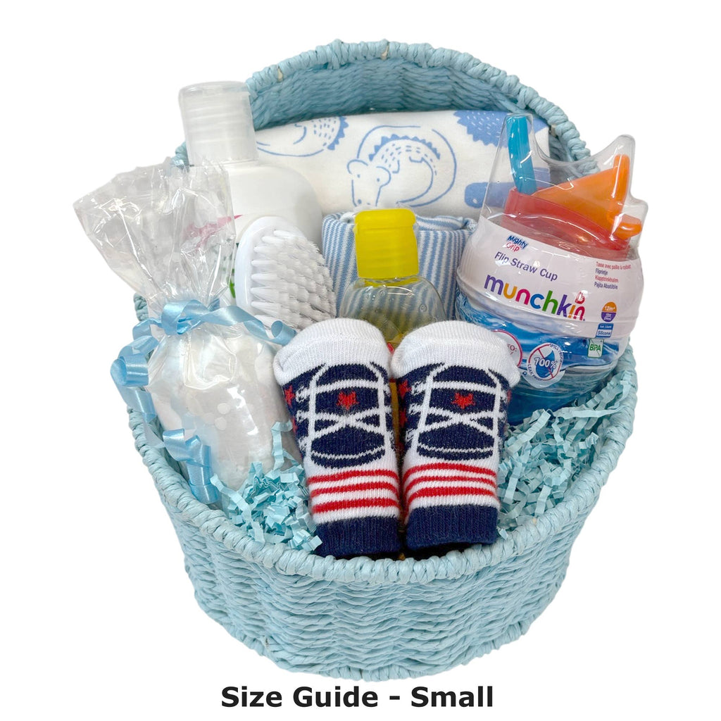 5 x White Bassinet Baskets - New baby gift hampers, storage