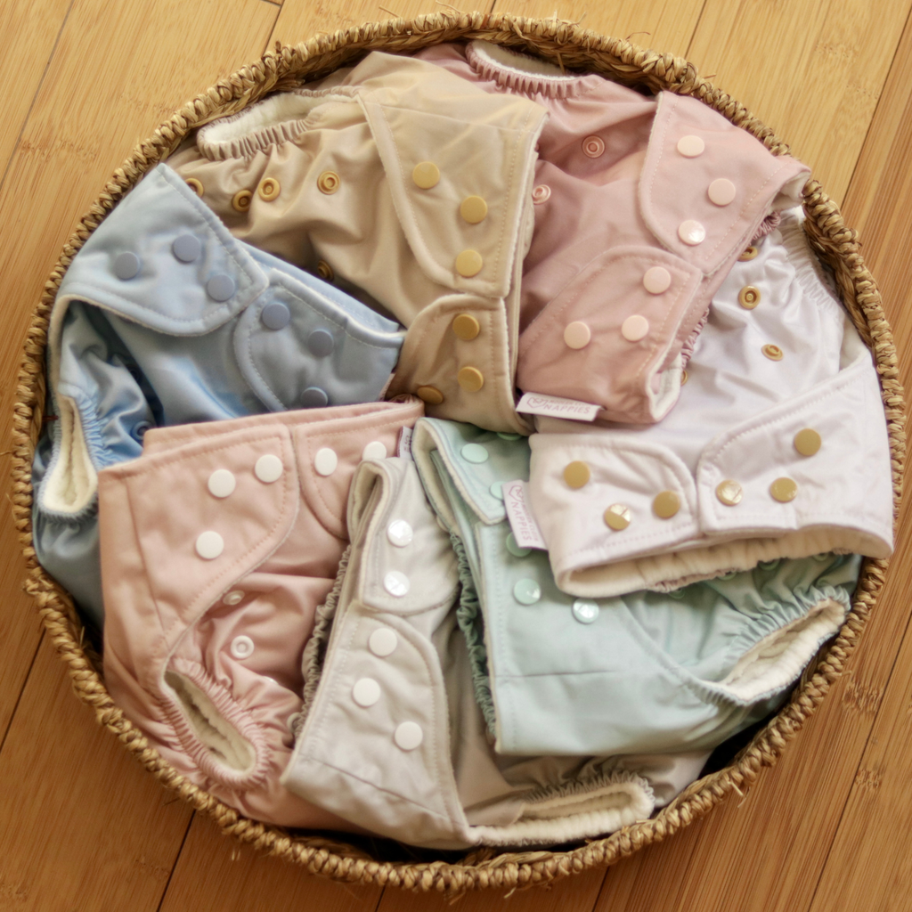 Modern Cloth Nappies One Size All-In-One Reusable Cloth Nappy - Grey Mist