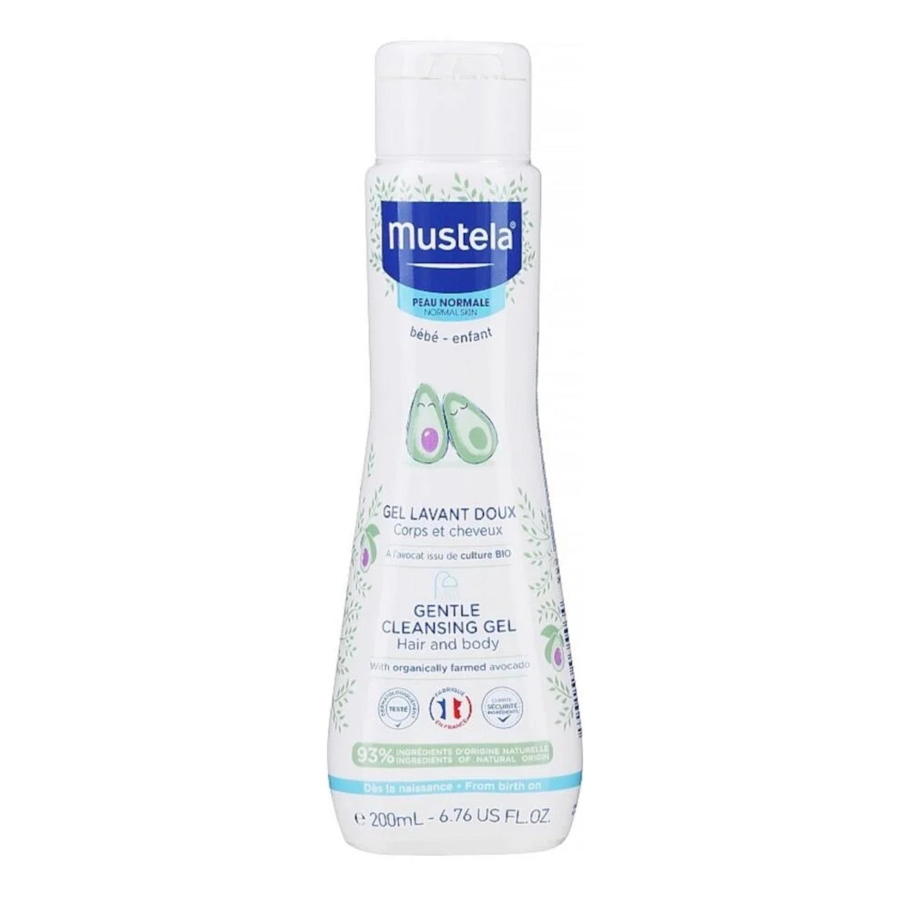 Mustela Gentle Cleansing Hair & Body Gel - 200ml