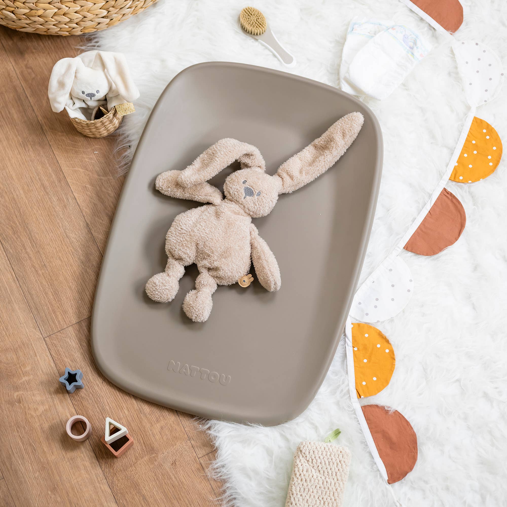 Nattou Softy - Changing Pad - Taupe