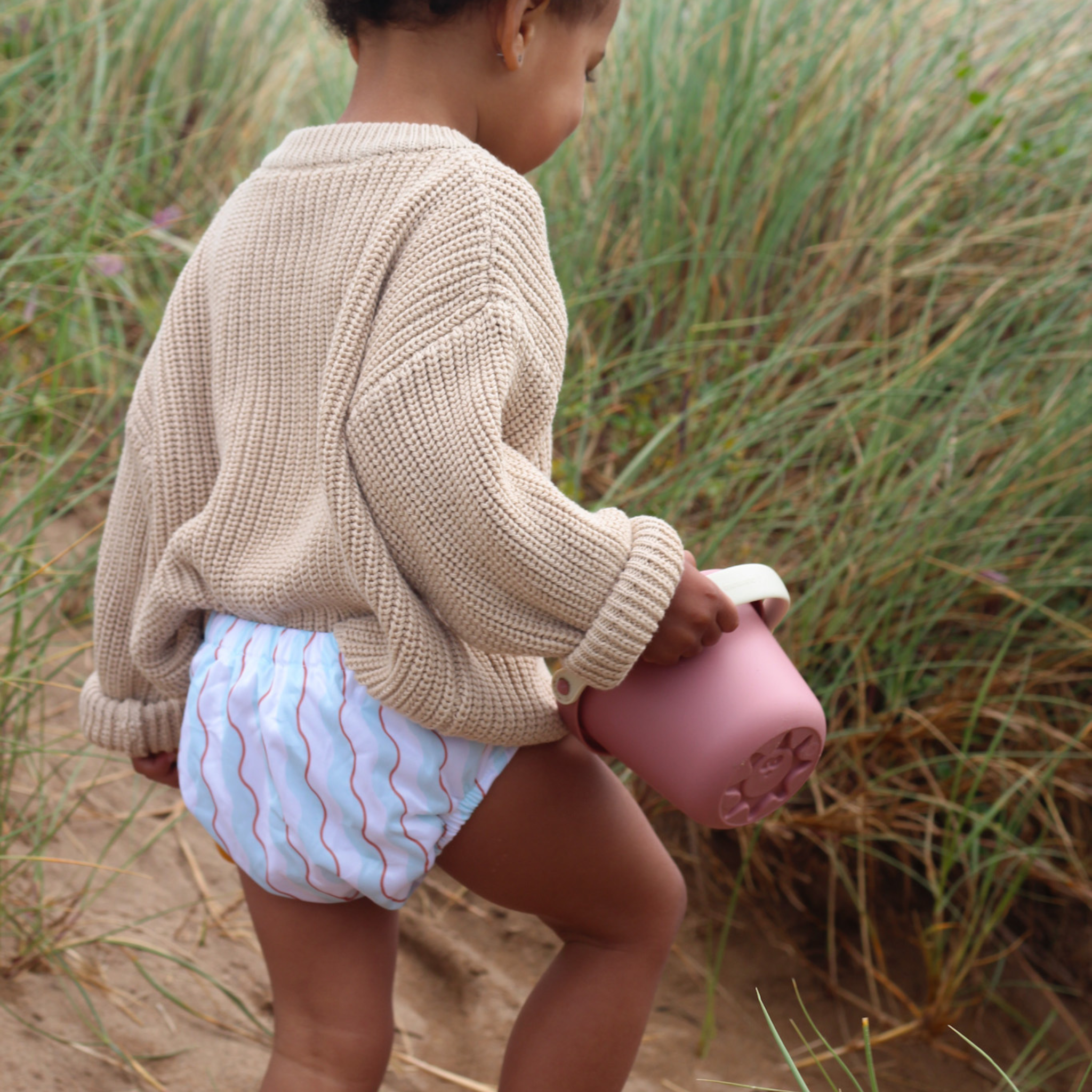 Modern Cloth Nappies One Size Baby to Toddler Reusable Swim Nappies - Wiggle Waves