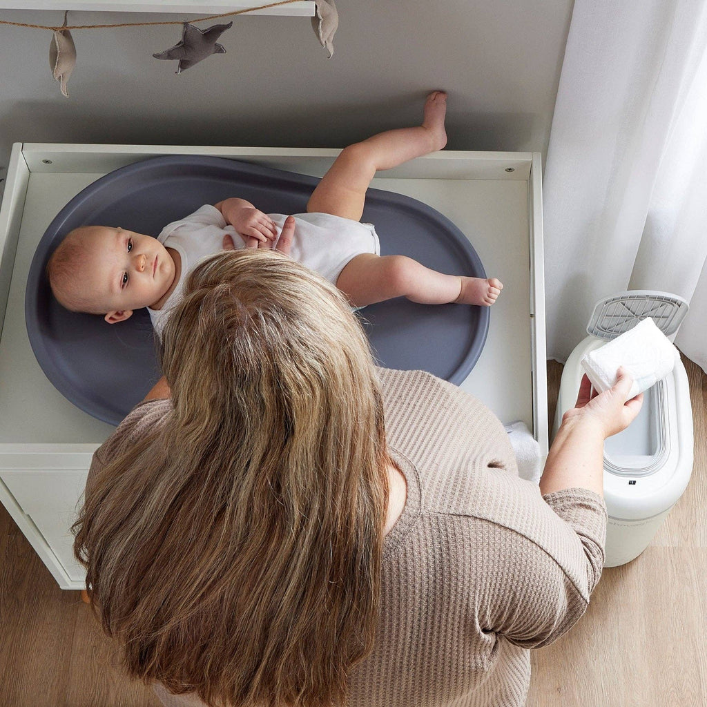 Shnuggle Eco-Touch Nappy Bin, Cassette-Free Nappy Disposal