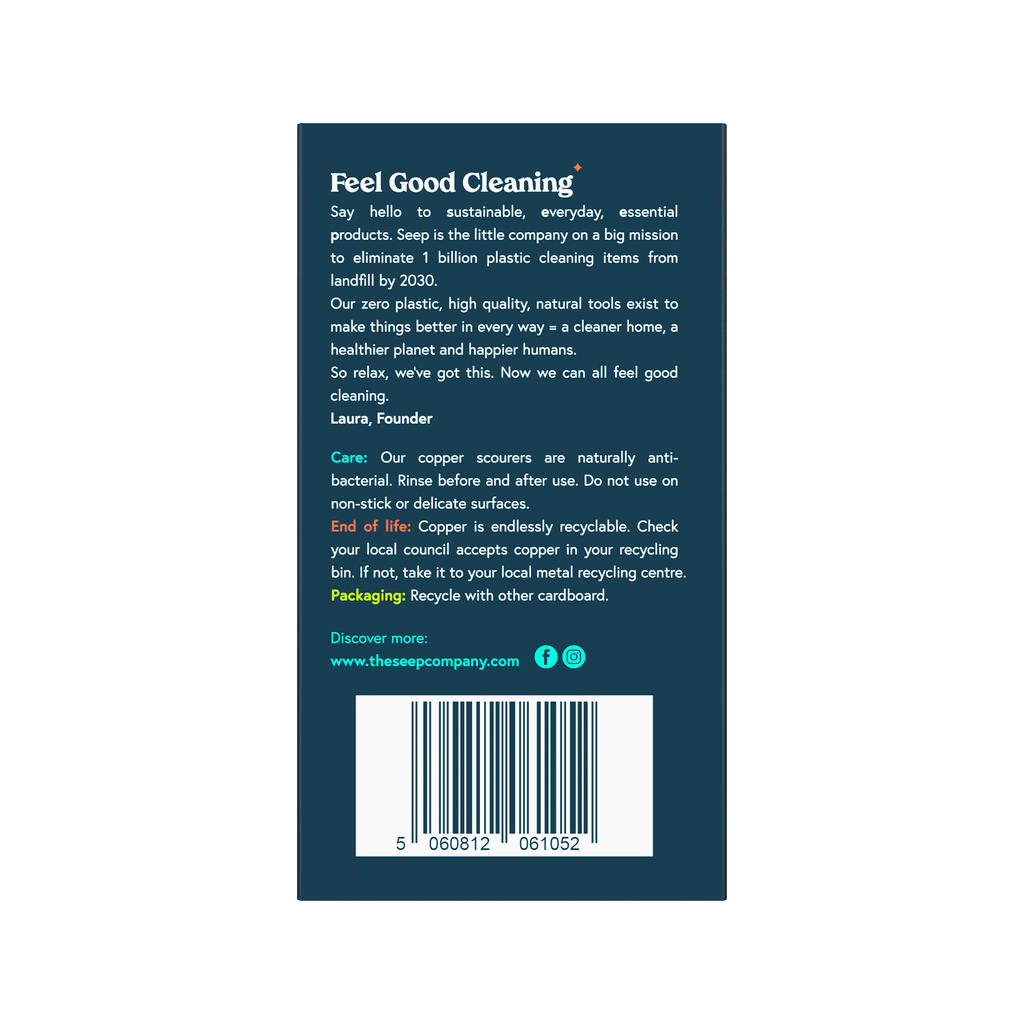 Seep Copper Scourers - 2 pack