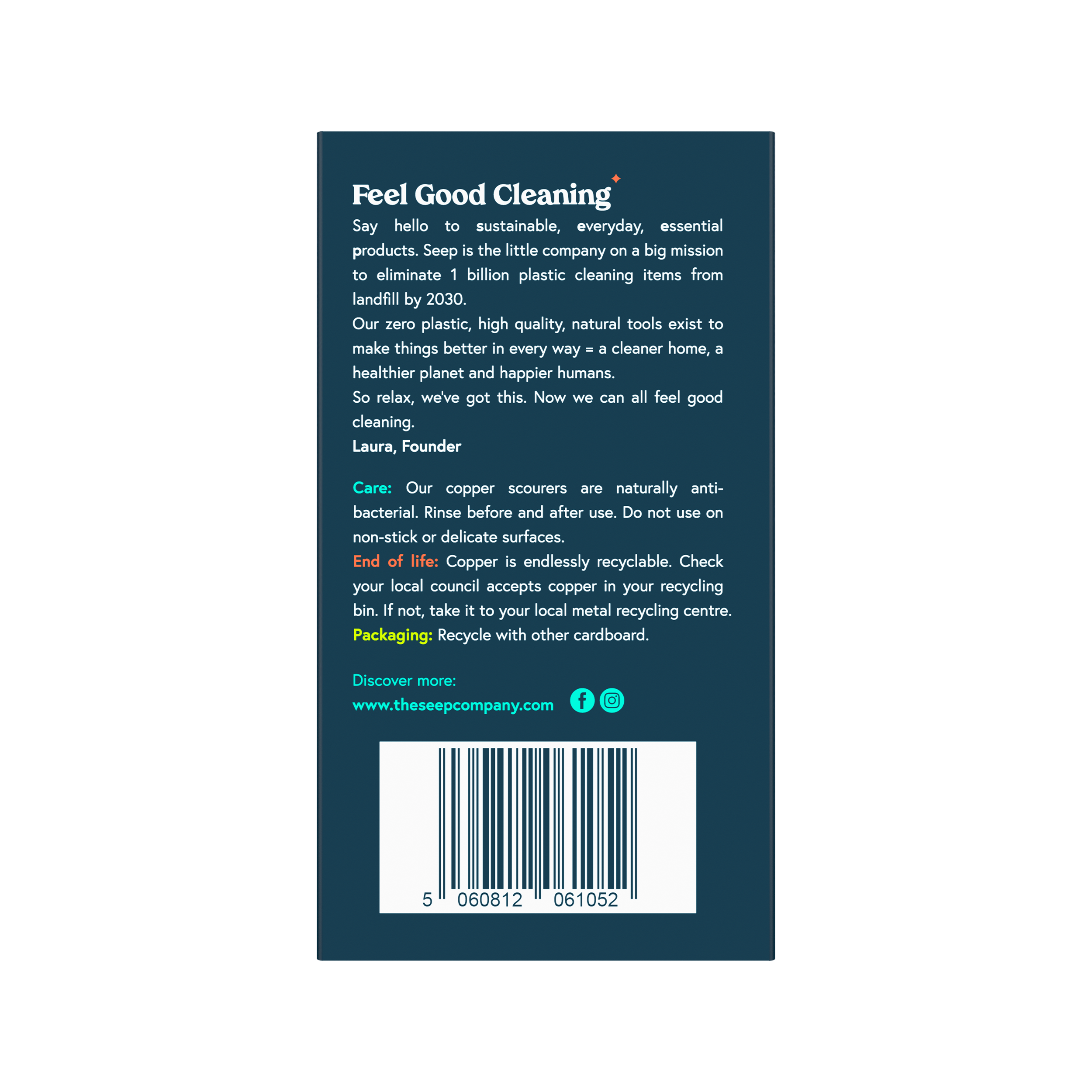 Seep Copper Scourers - 2 pack