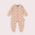 Little Mouse Zip Organic Babygrow