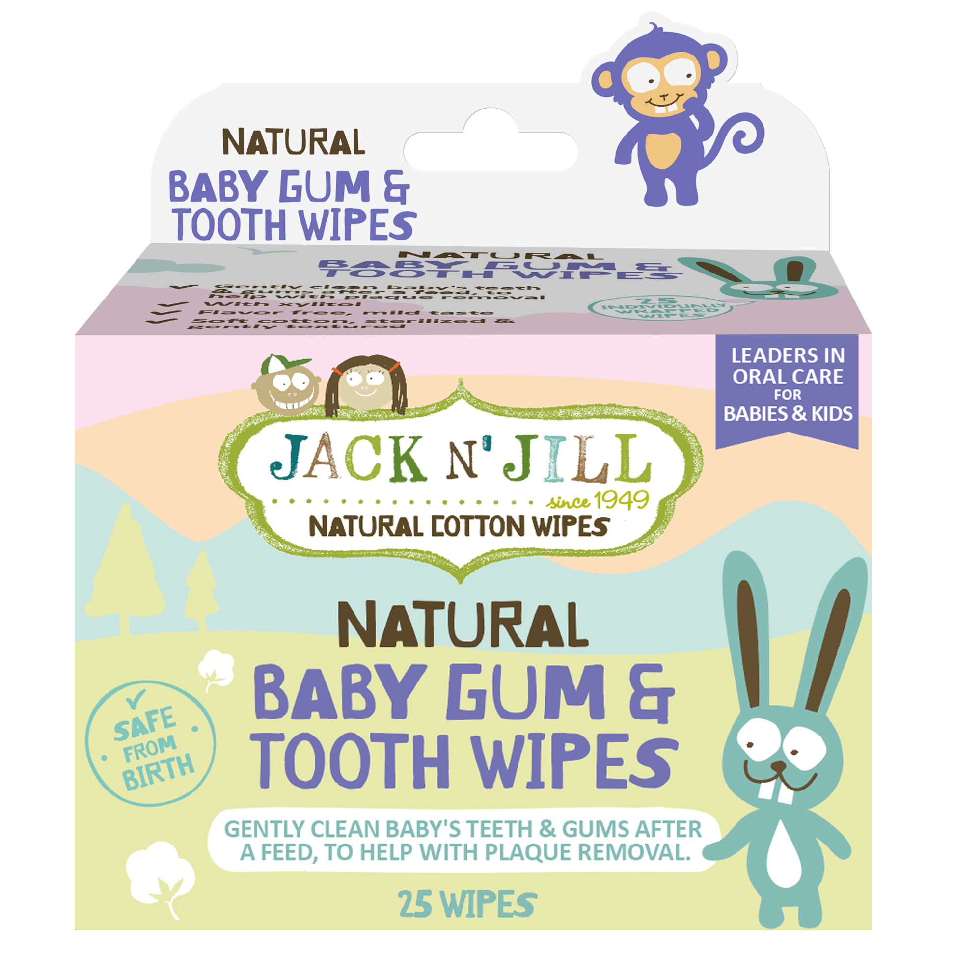 Baby Gum and Tooth Wipes - 25 Pack