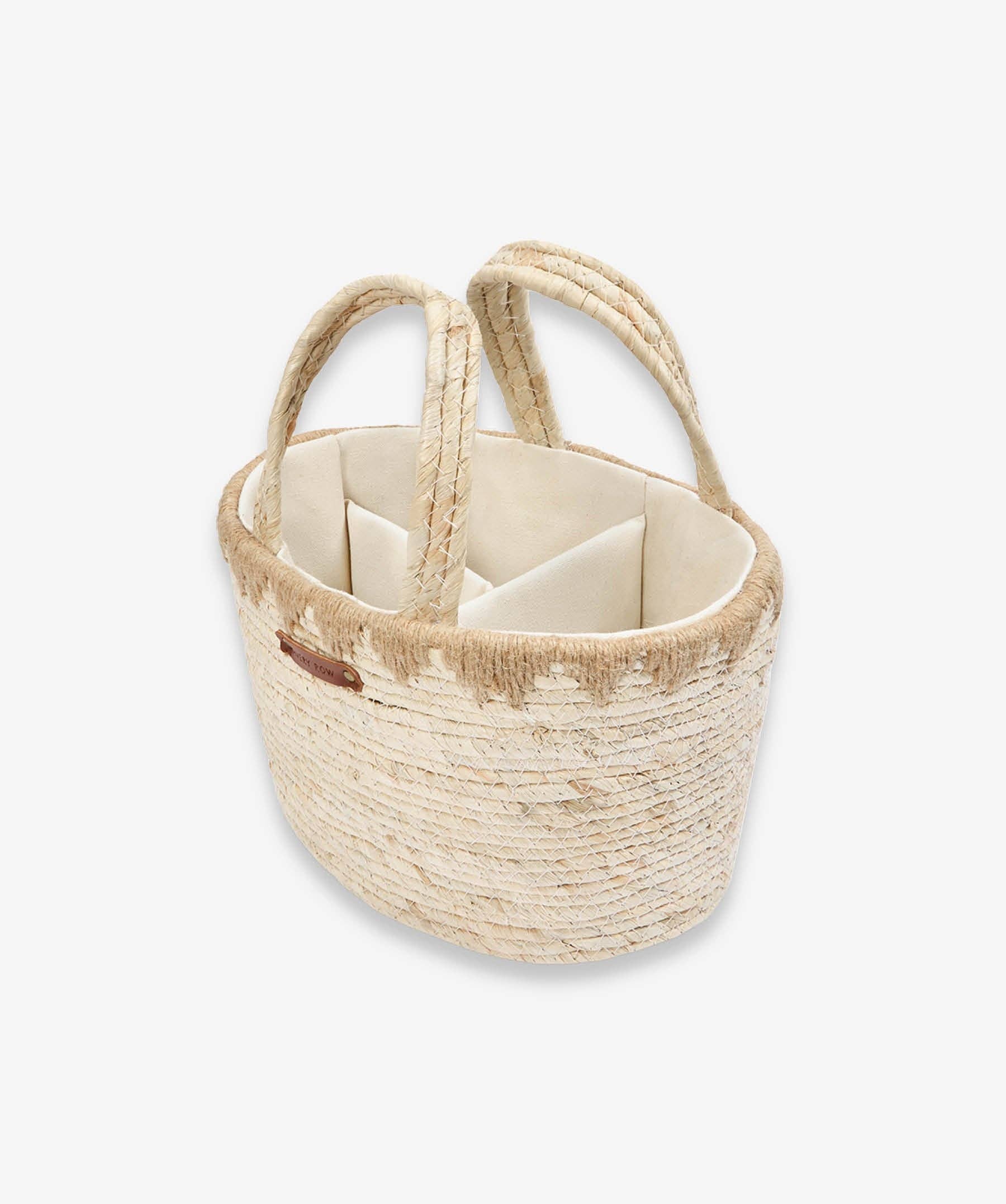 Avery Row Maize Nappy Caddy - Natural