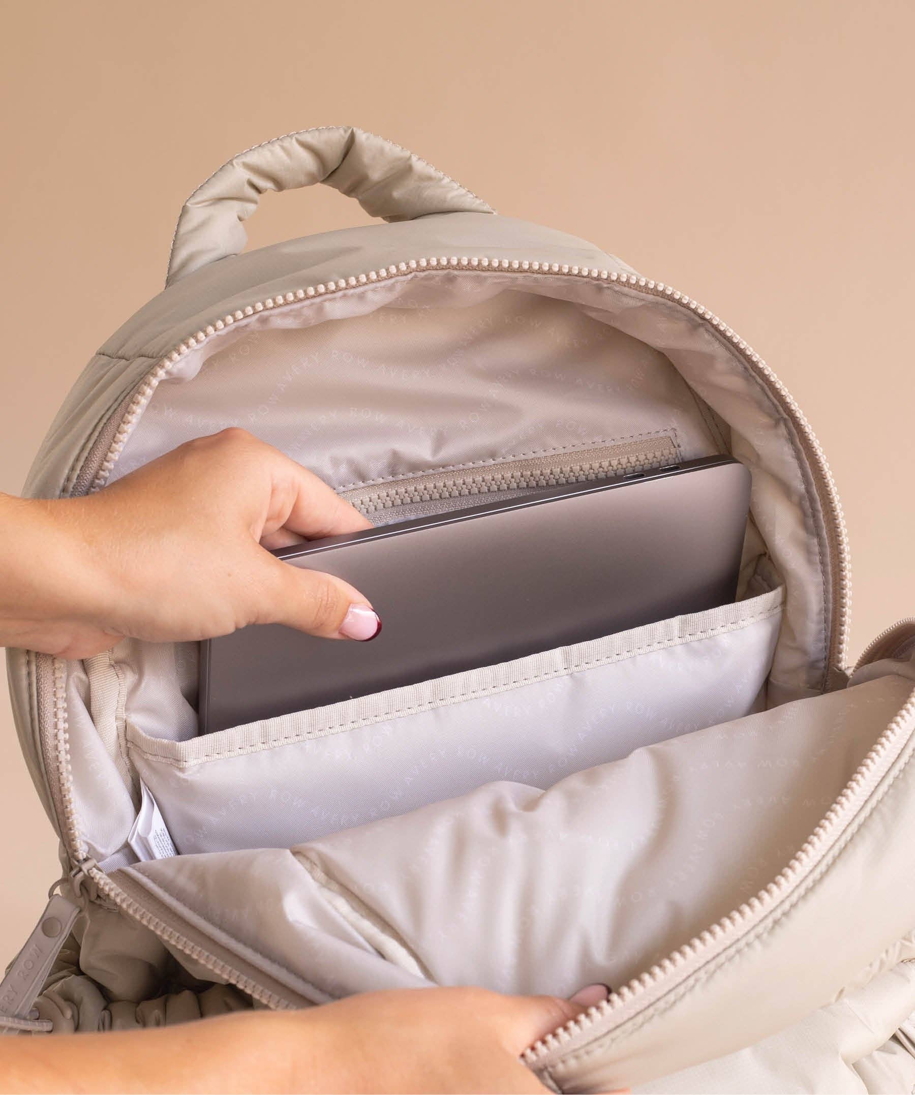Avery Row Baby Changing Backpack - Oyster