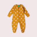 Summer Pears Zip Organic Babygrow