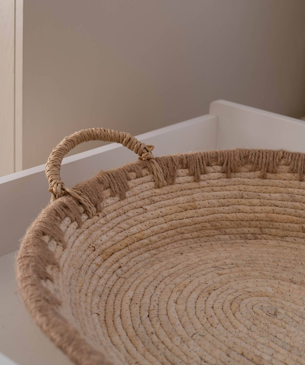 Avery Row Maize Changing Basket - Natural