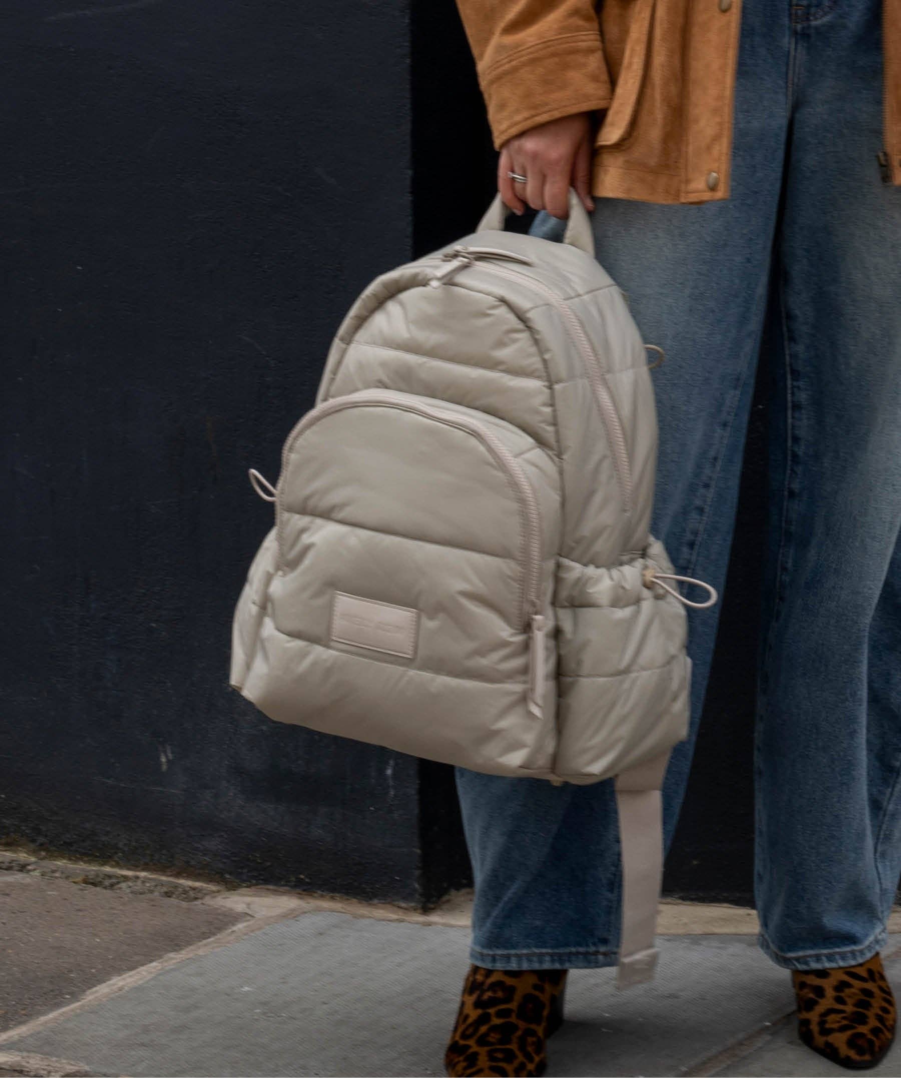 Avery Row Baby Changing Backpack - Oyster