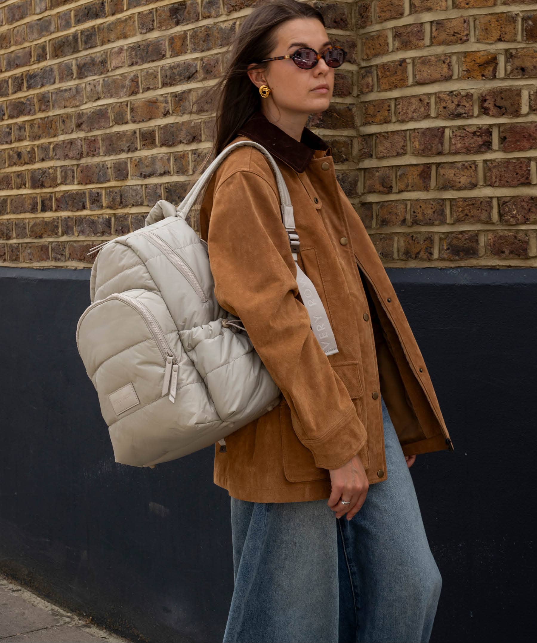 Avery Row Baby Changing Backpack - Oyster