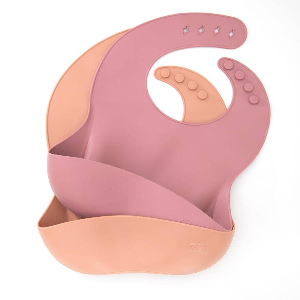Silicone Baby Bibs Pack of 2