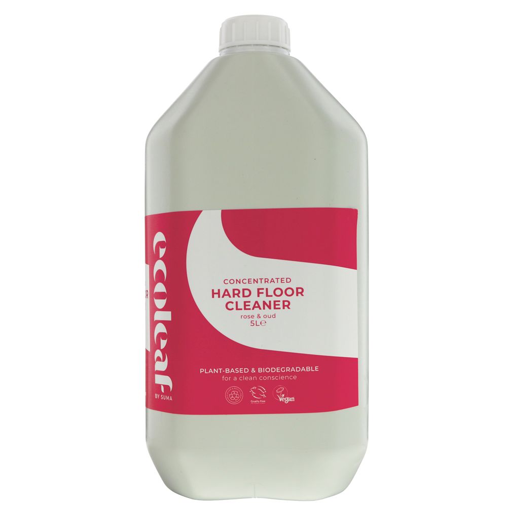 Ecoleaf By Suma Hard Floor Cleaner- Rose & Oud - 5l
