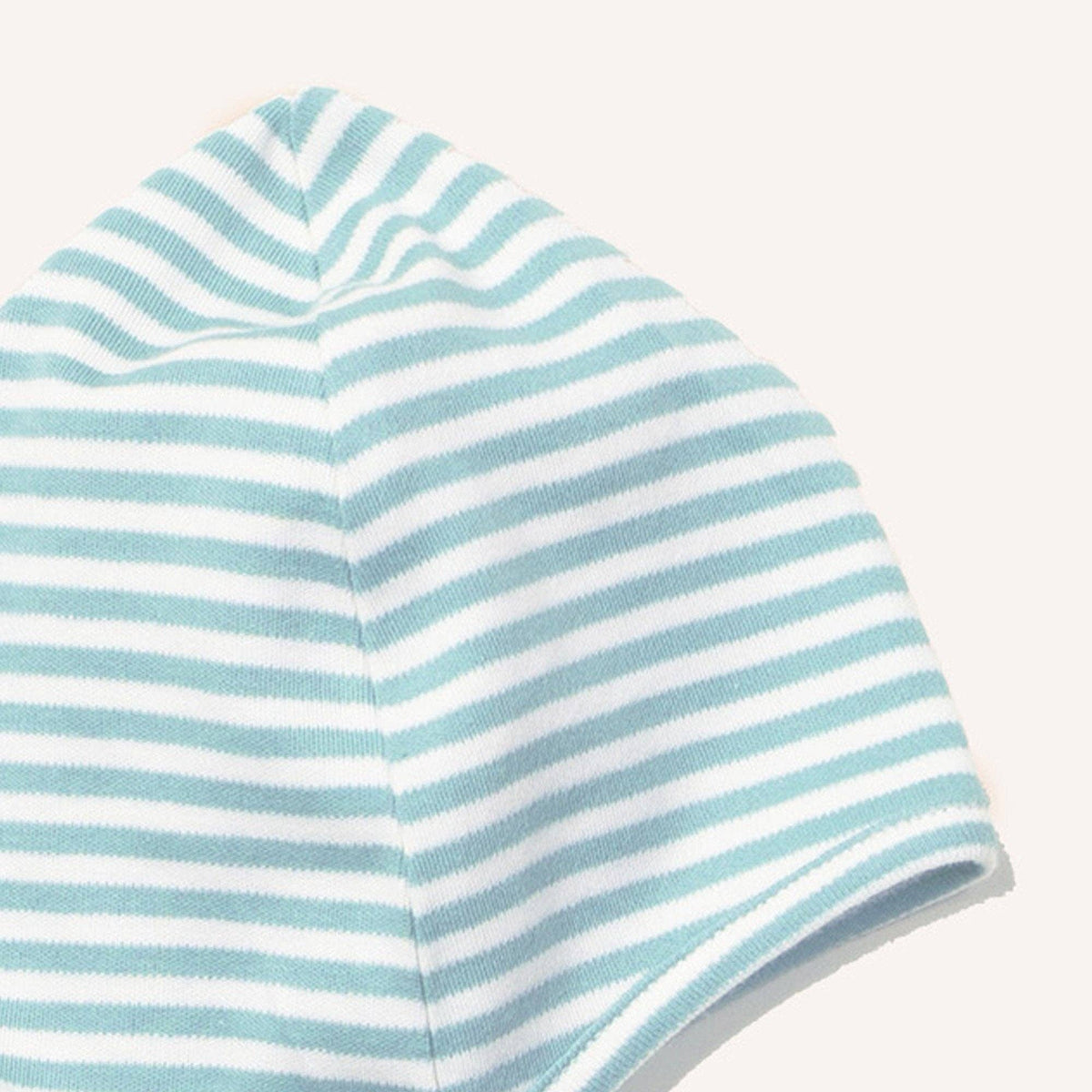 Powder Blue Stripe Baby Cap