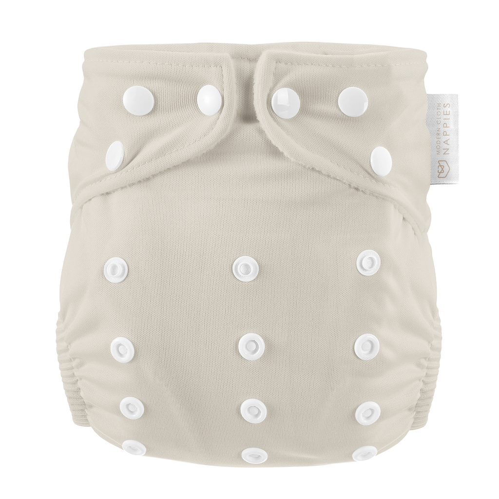 Modern Cloth Nappies One Size All-In-One Reusable Cloth Nappy - Grey Mist
