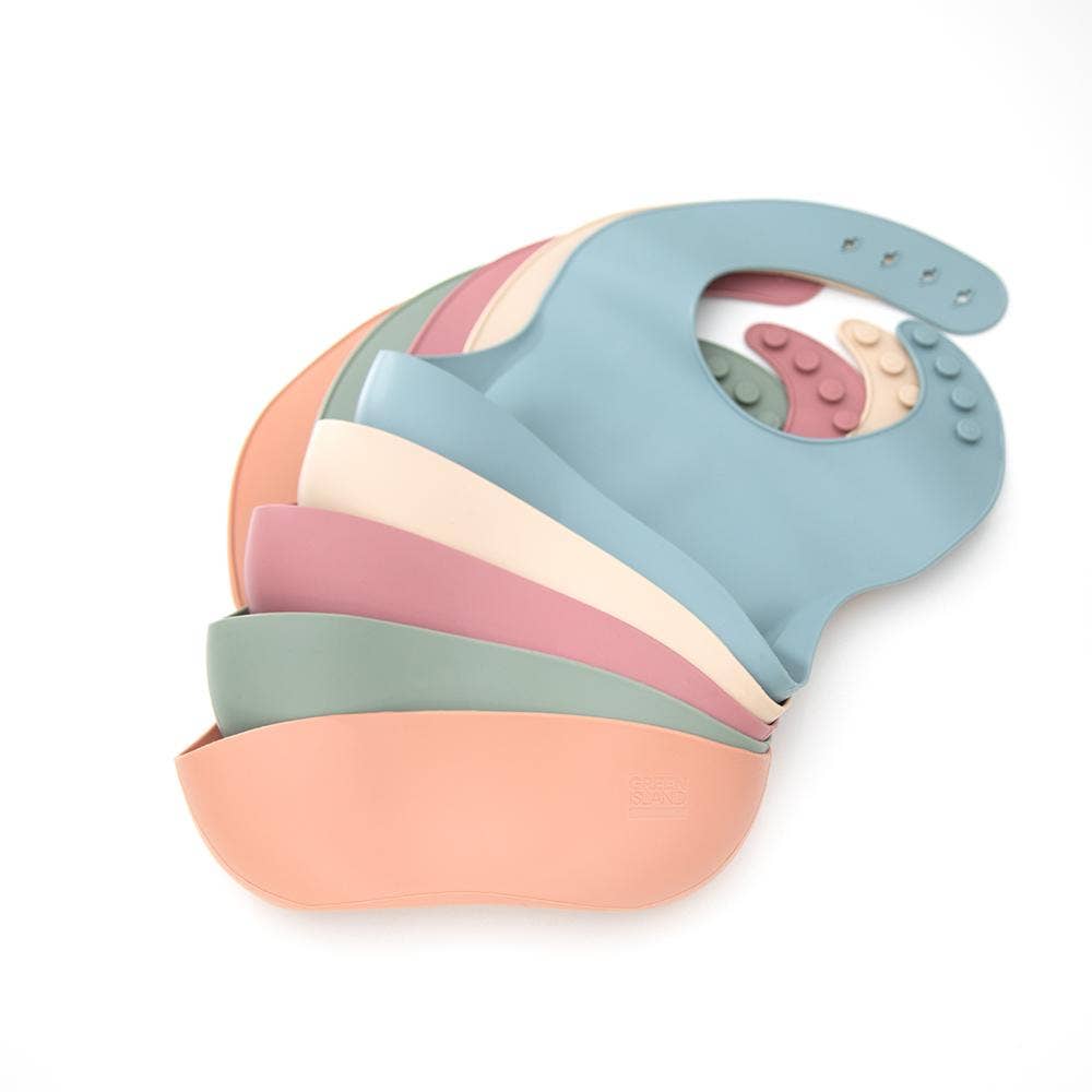 Silicone Baby Bibs Pack of 2