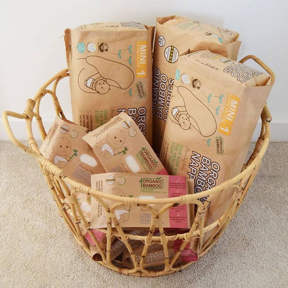 Organic Bamboo Baby Wipes (30 wipes/pack)