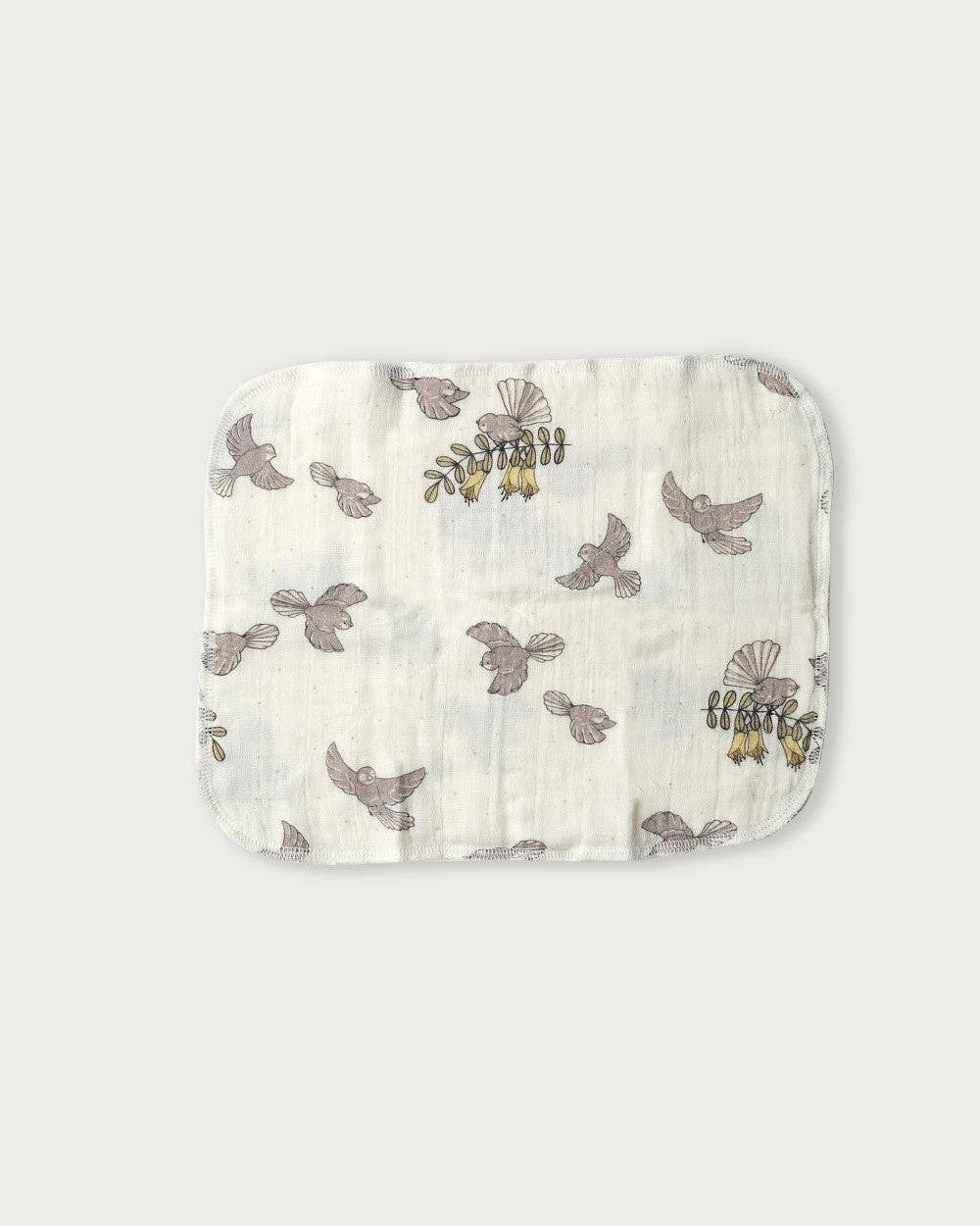Muslin Wash Cloths (6 Pack) - Piwakawaka