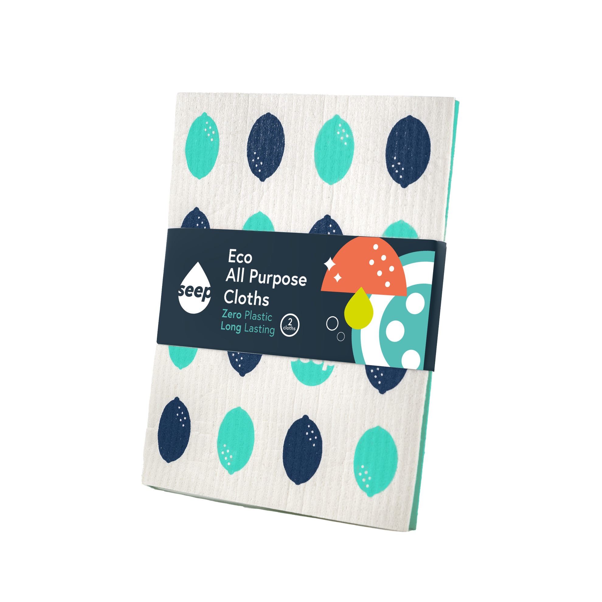 Eco Sponge Cloths (2 cloths)