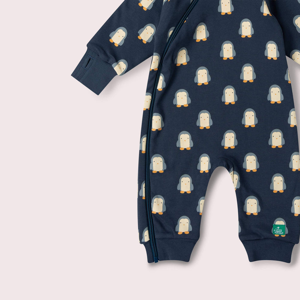 Blue Penguins Hooded Snug Suit
