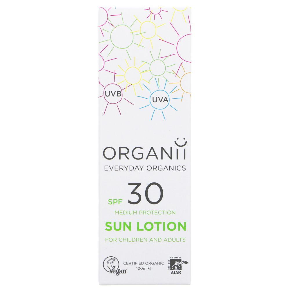 ORGANII SPF 30 Sun Lotion - 1 x 100ml