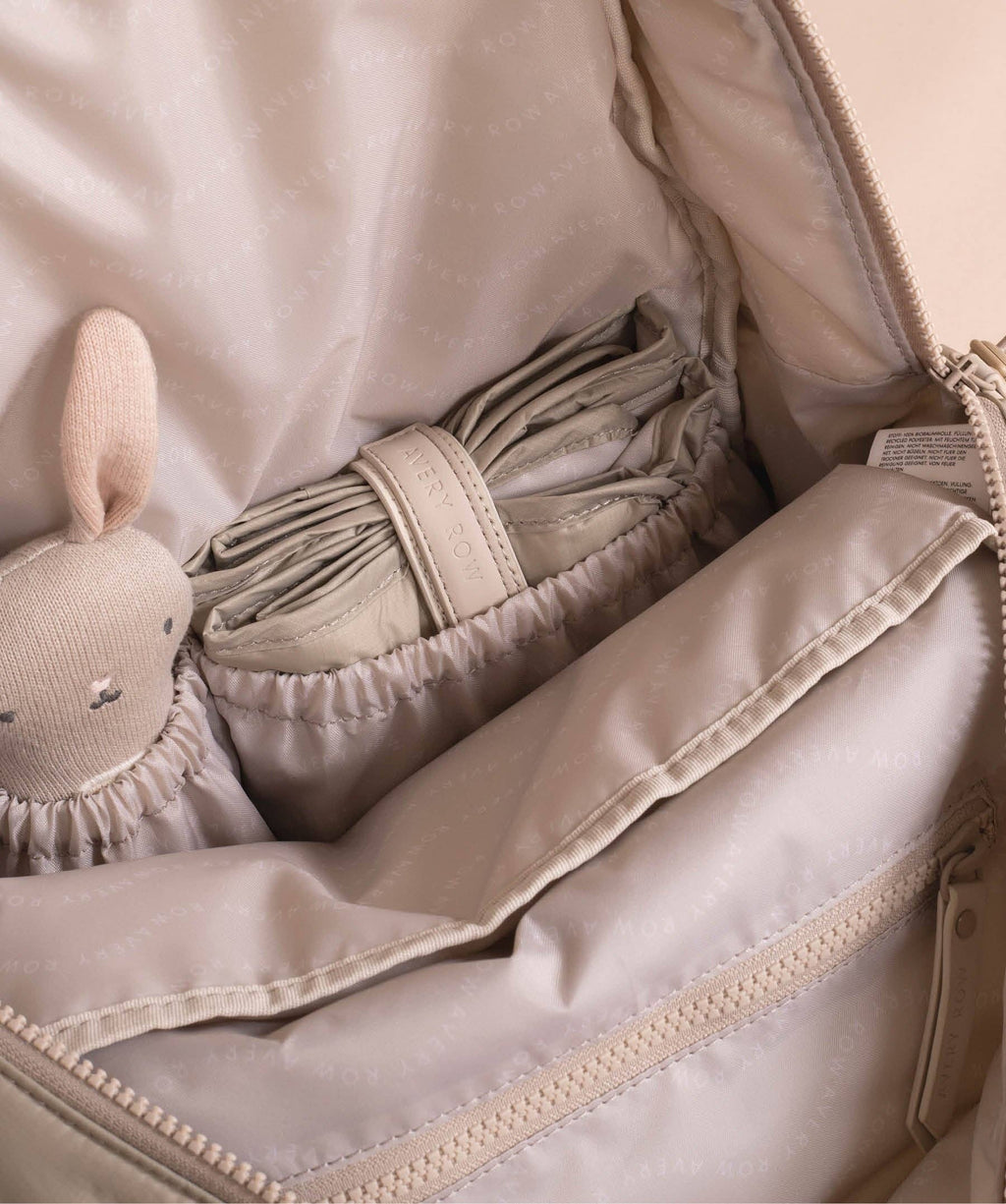 Avery Row Baby Changing Backpack - Oyster