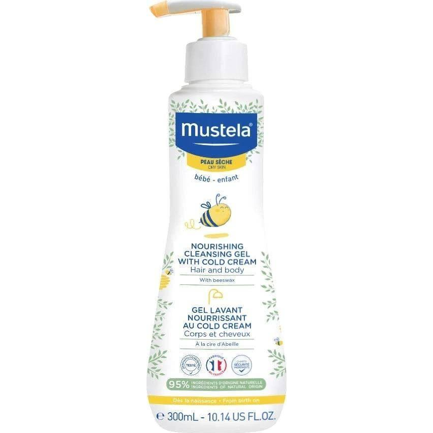 MUSTELA Vyživující čisticí gel obohacený o Cold cream 300 ml