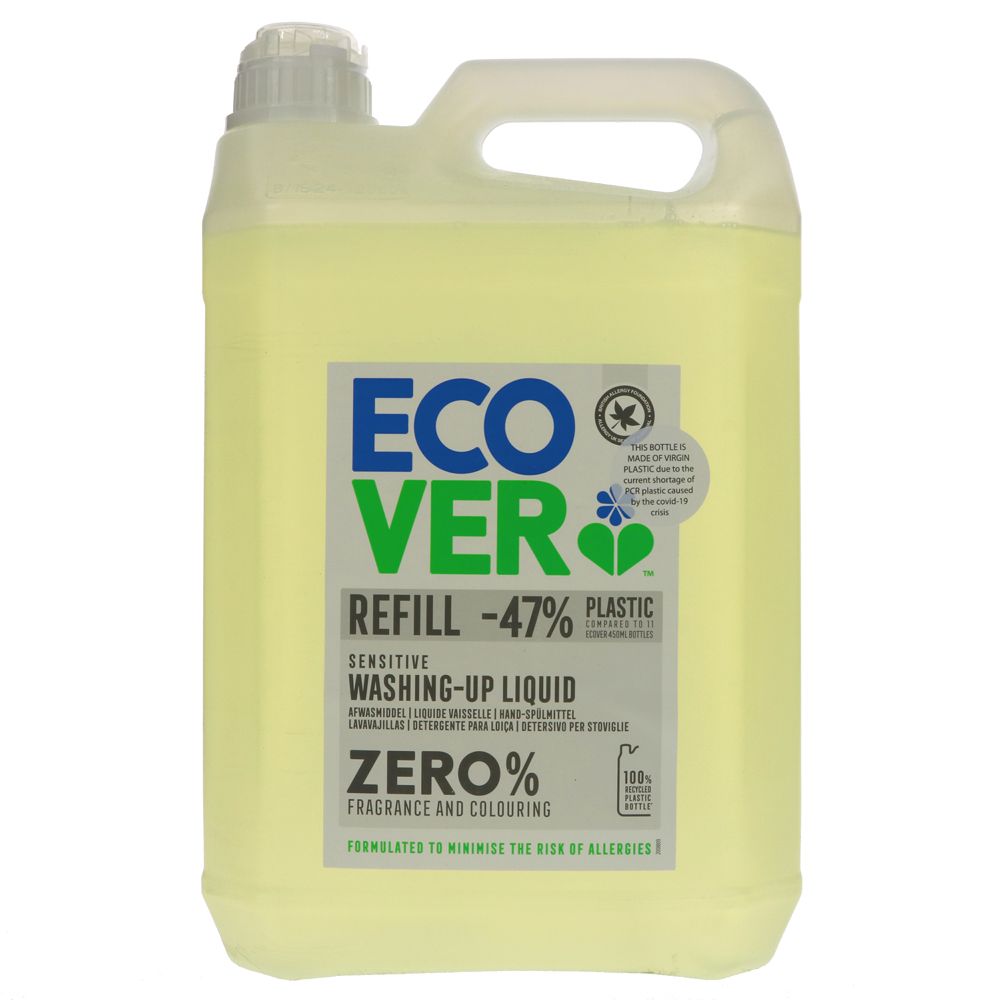 Ecover Washing Up Liquid Zero - 5l