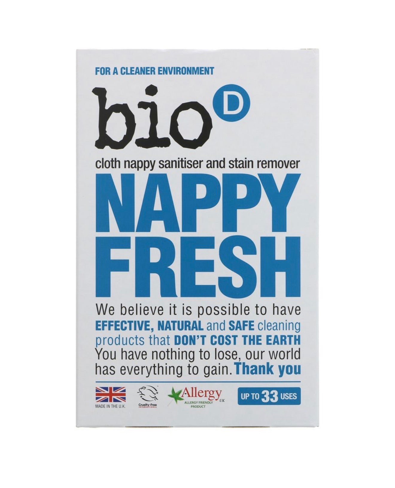 Bio D Nappy Fresh - 500g