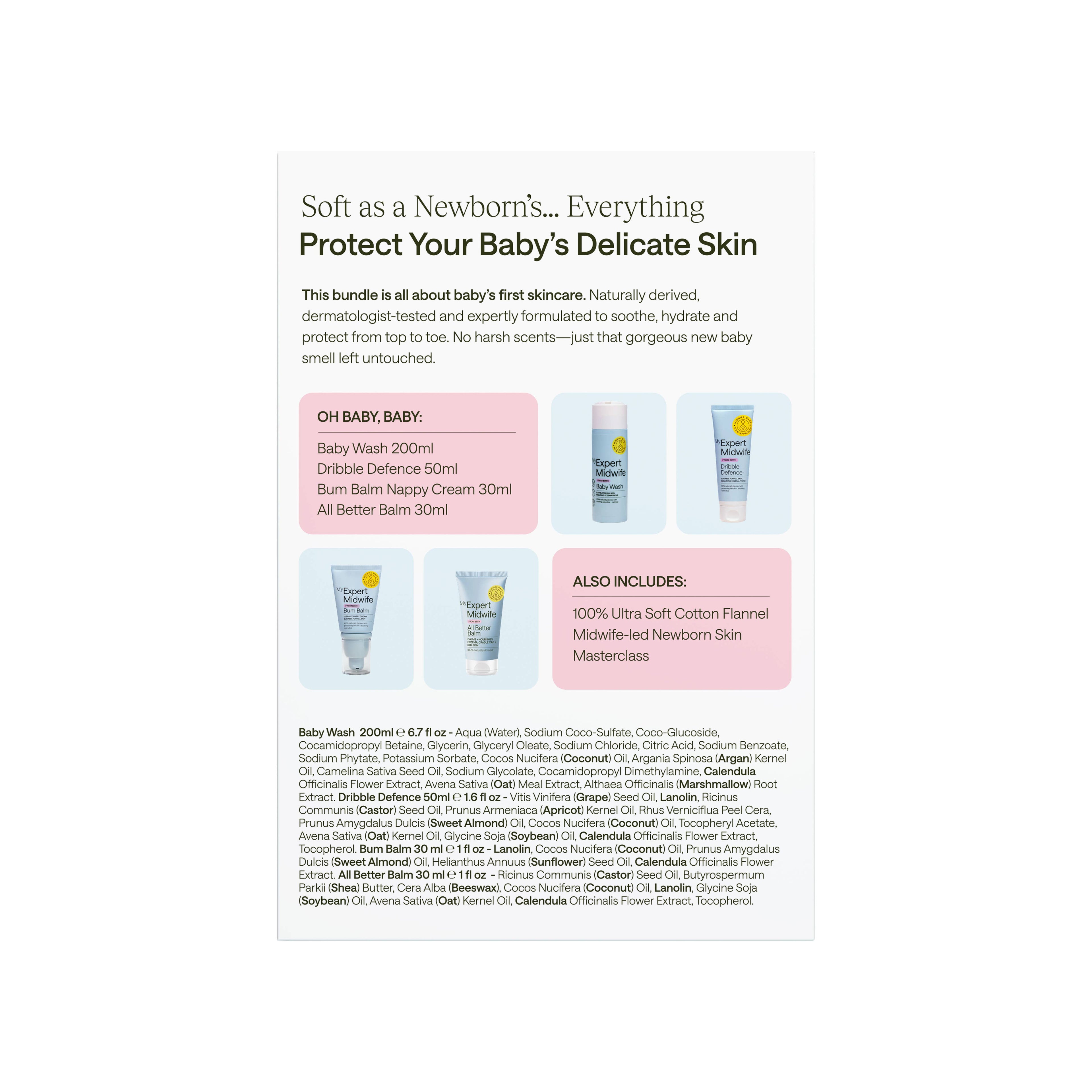My Expert Midwife oh baby, baby gift set