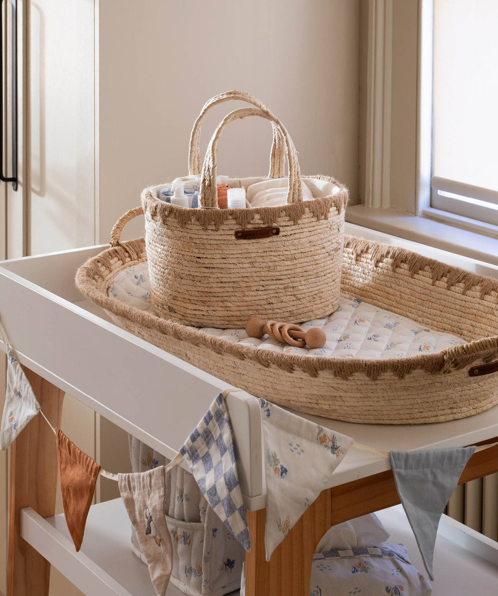 Avery Row Maize Nappy Caddy - Natural