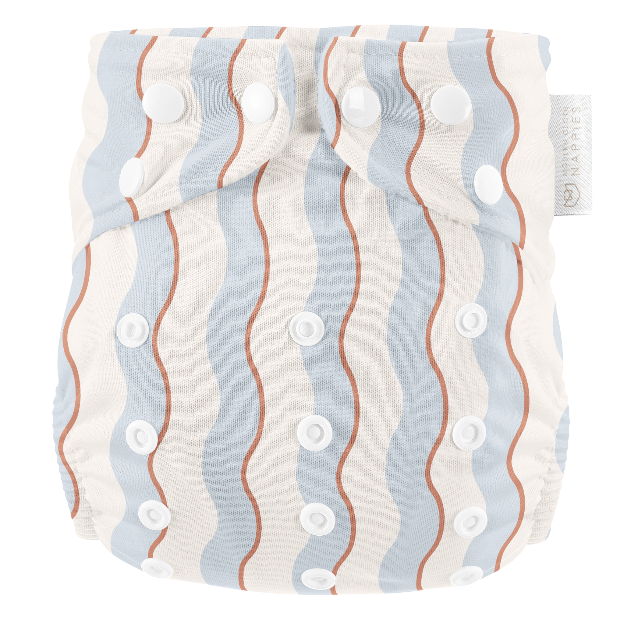 Modern Cloth Nappies One Size Baby to Toddler Reusable Swim Nappies - Wiggle Waves