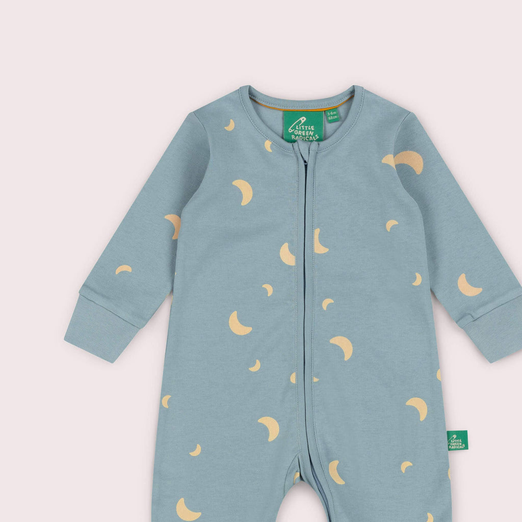 Dusk Zip Organic Babygrow