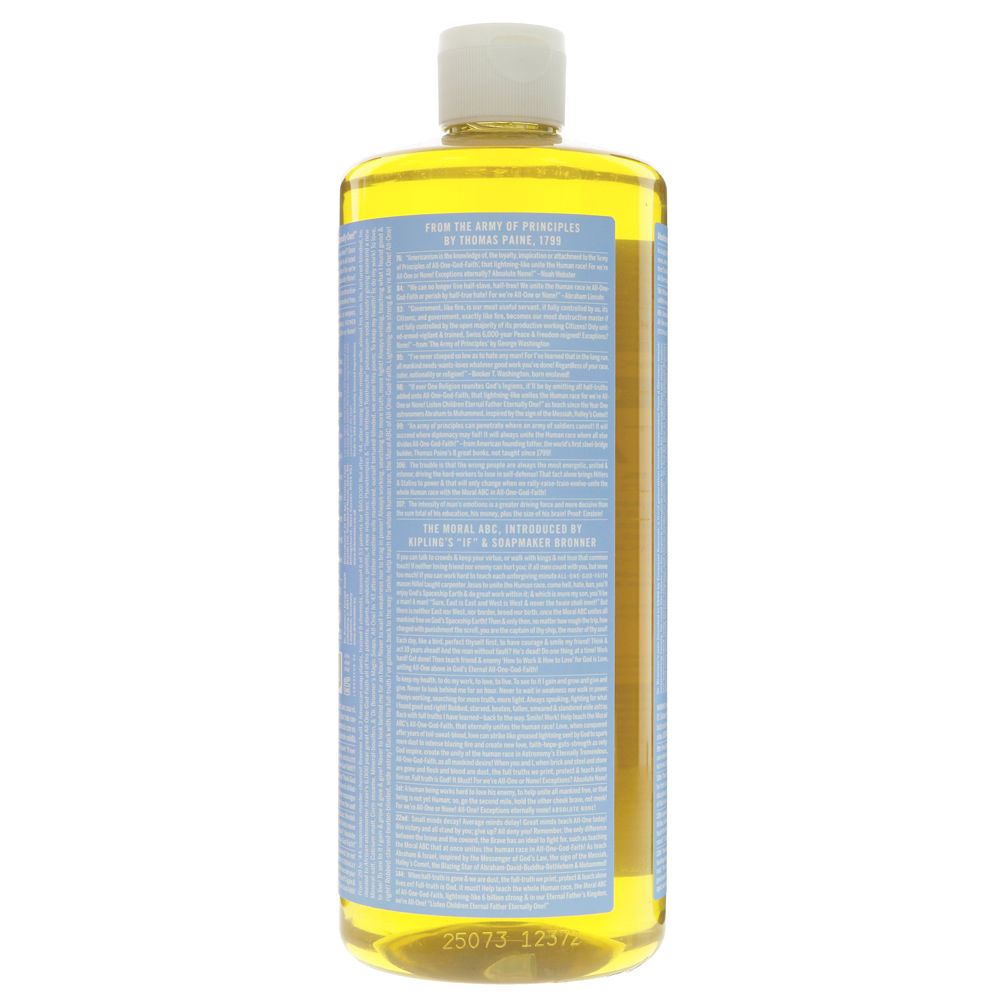 Dr Bronner's Baby Castile Liquid Soap - 1 x 945ml
