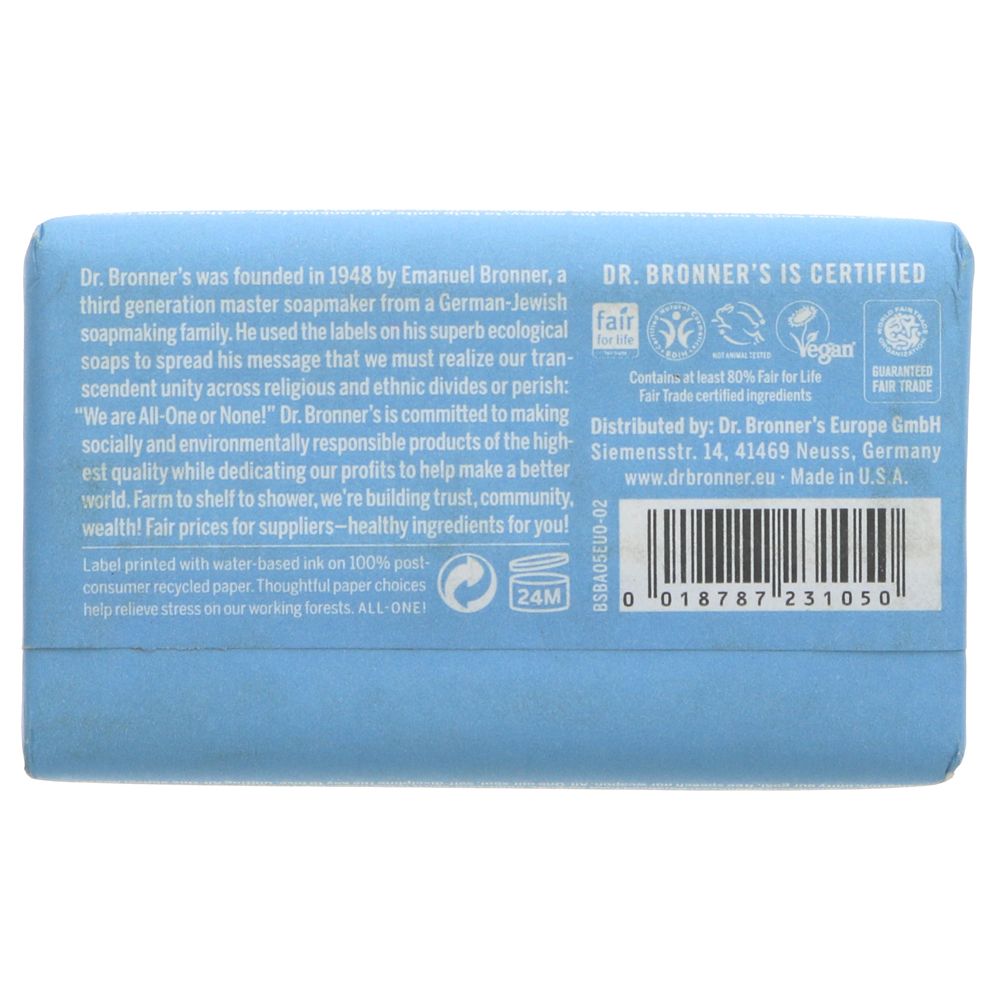 Dr Bronner's Baby Castile Soap Bar