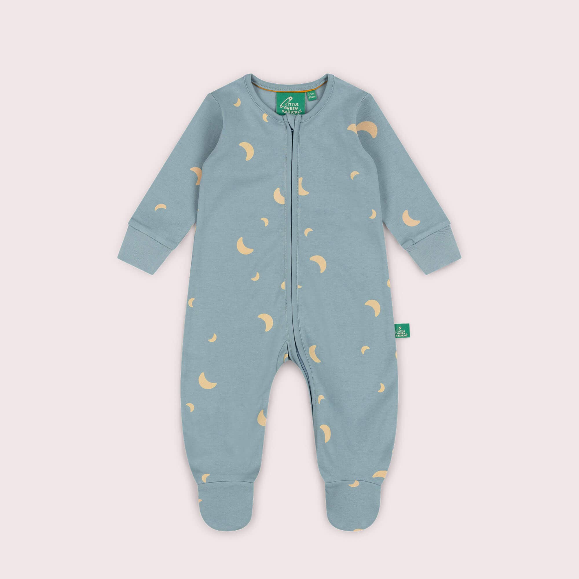 Dusk Zip Organic Babygrow