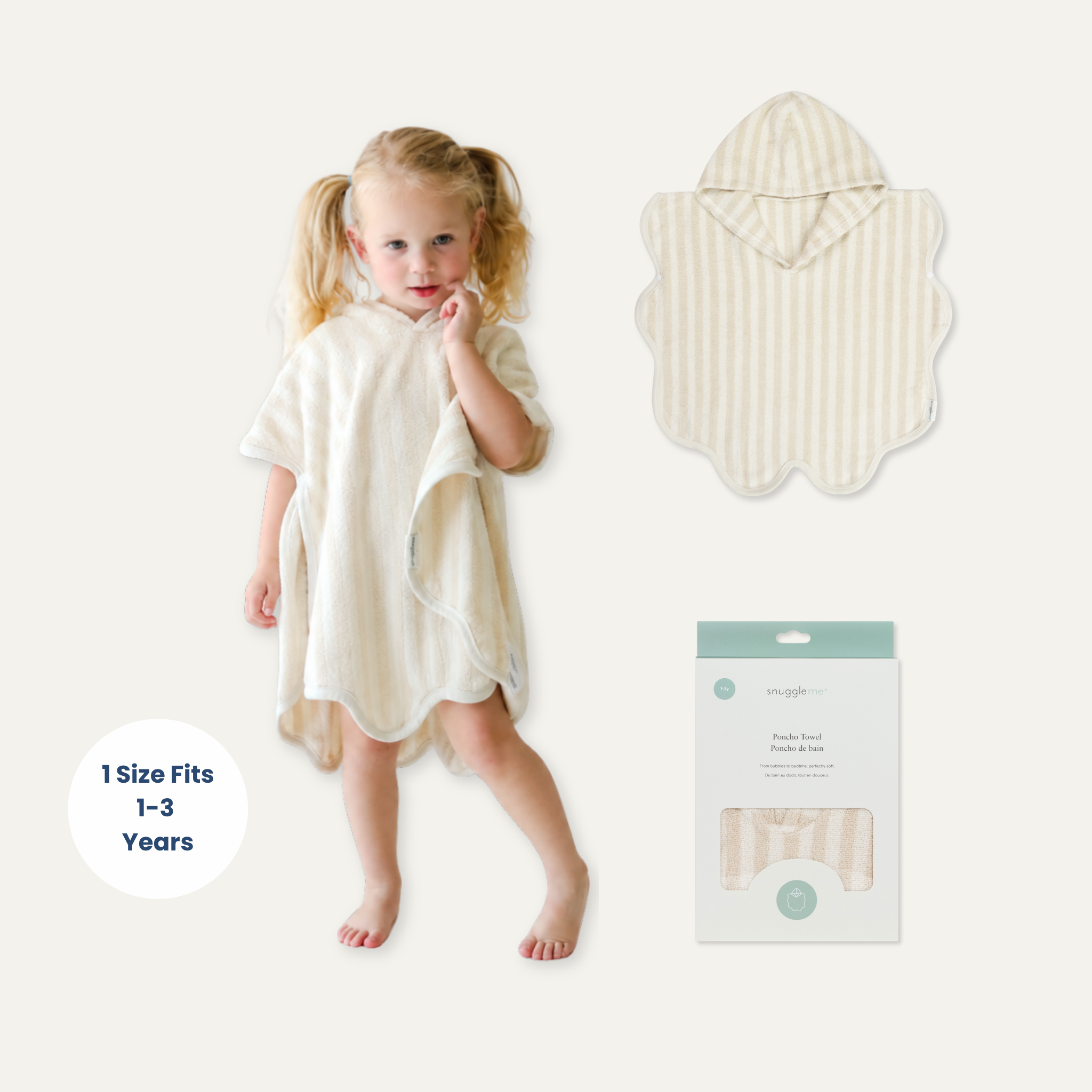Poncho Towel | Natural
