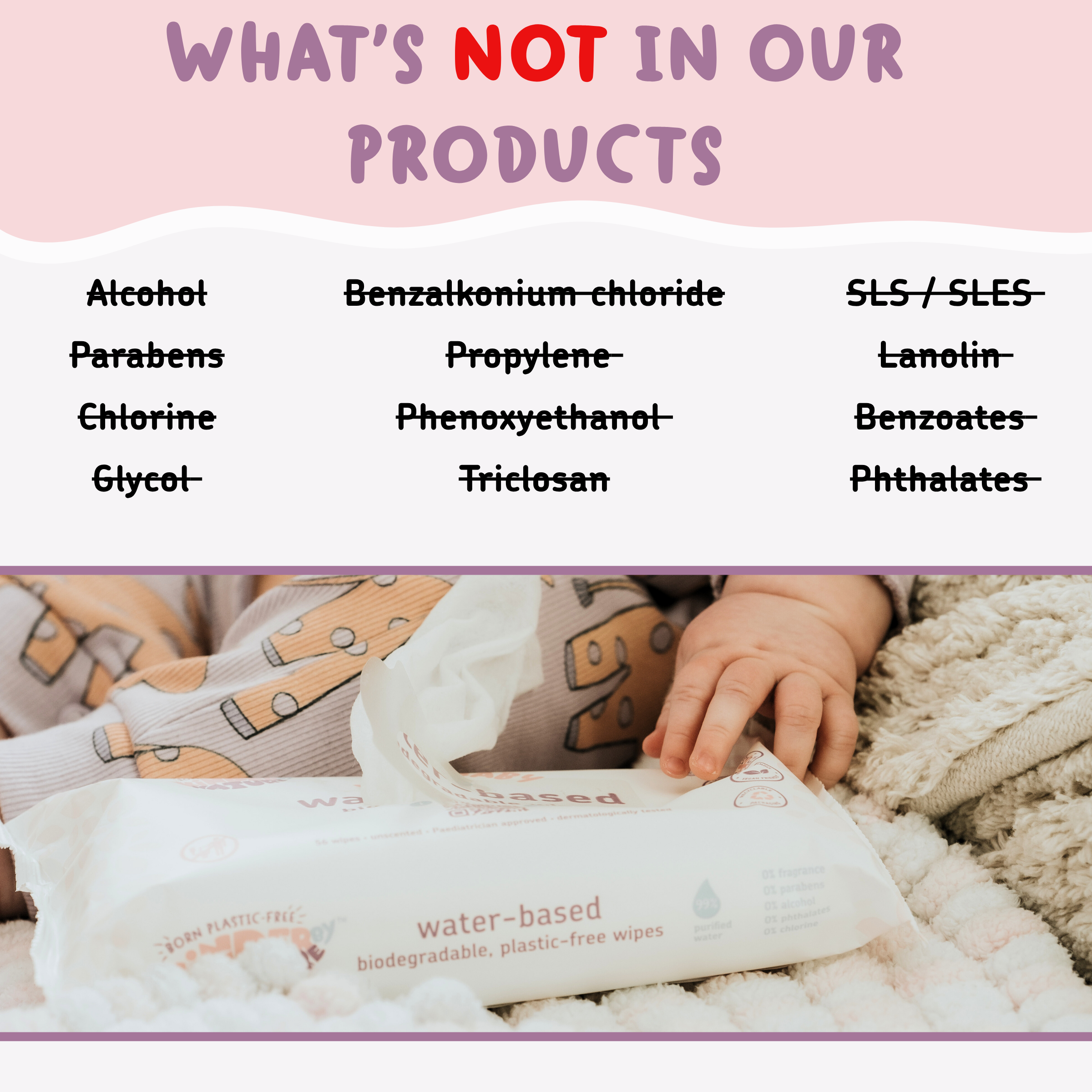 Kinder by Nature Plant-Based Baby Wipes