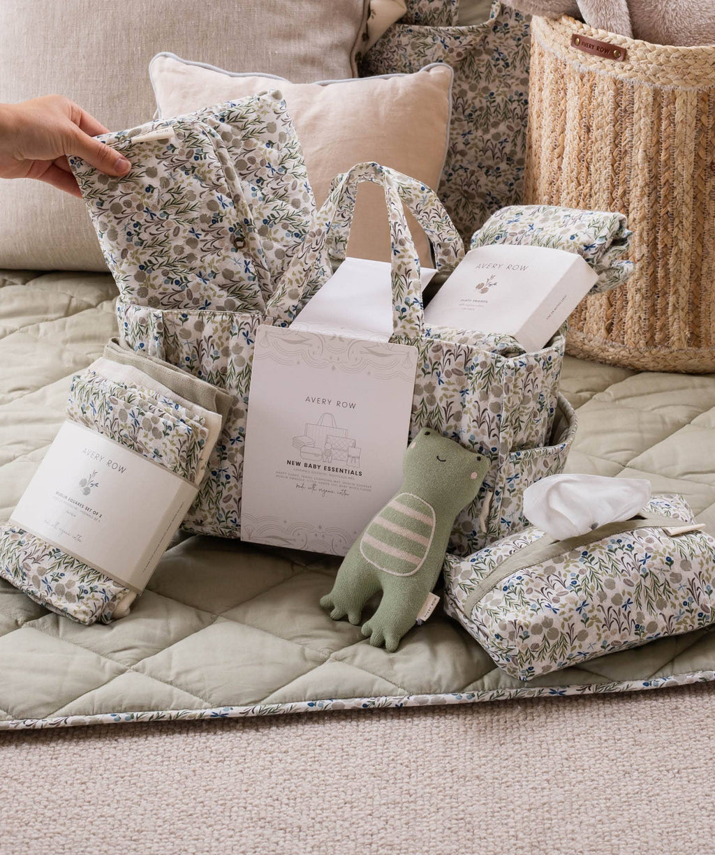 Avery Row New Baby Essentials Gift Set - Riverbank