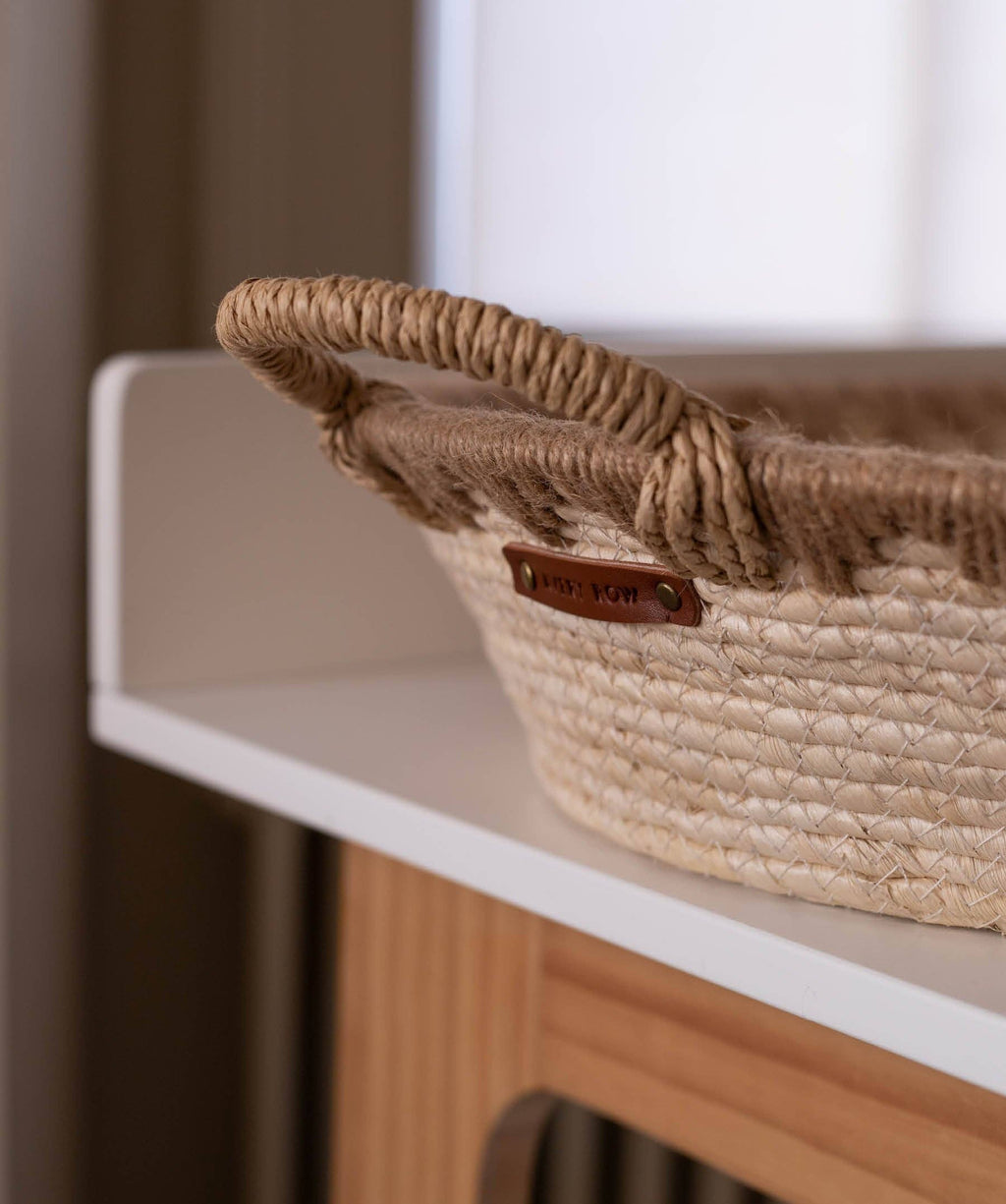 Avery Row Maize Changing Basket - Natural